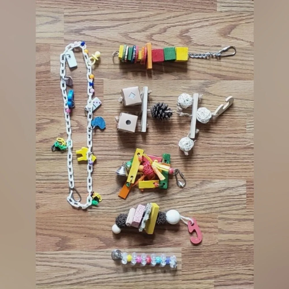 Bird Toys lot of 6 for Small Birds